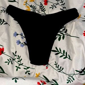 Black bathing suit bottoms